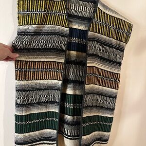 Rare Vintage 1960’s/ 70’s Multicolor Mexican Blanket Vest